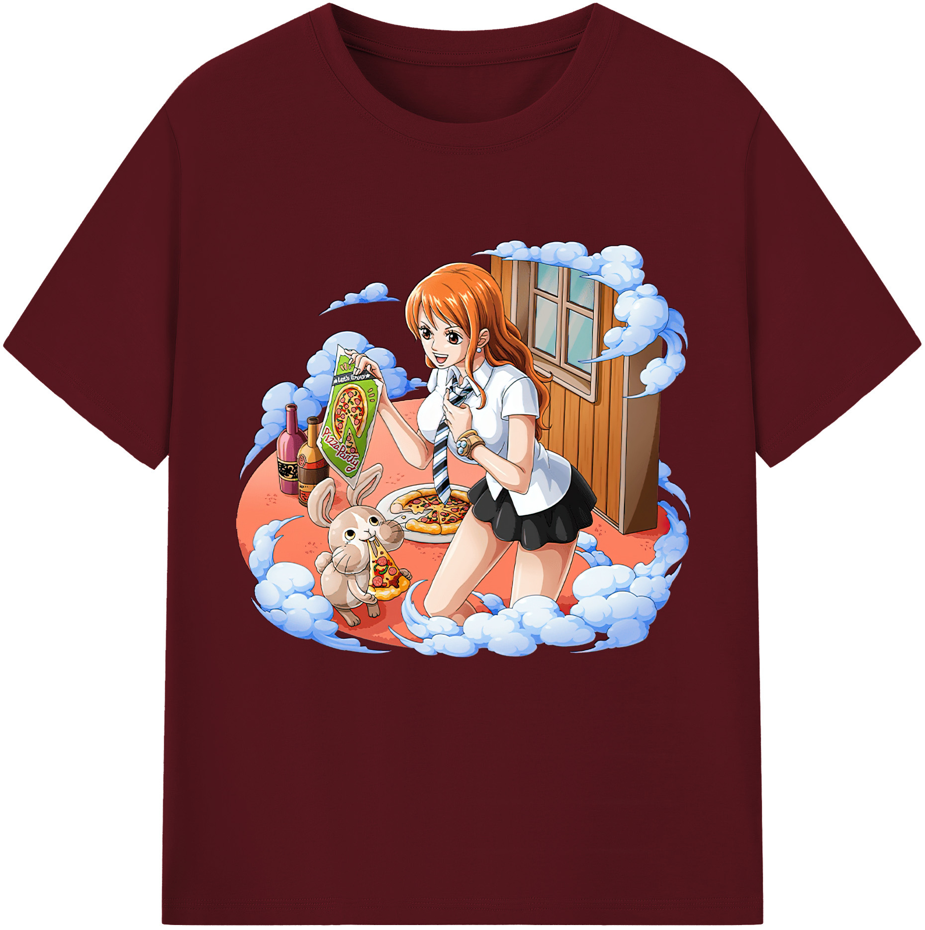 ワンピース ナミ ONE PIECE Nami 綿100％半袖Tシャツ（フロントプリント）